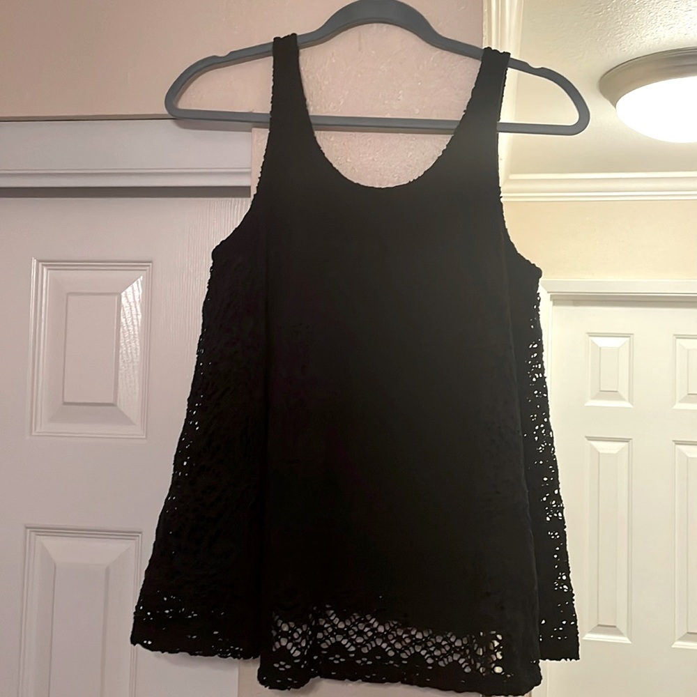 Black Anthropologie top
